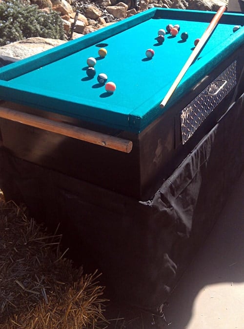 Pool Table Grill with pool table