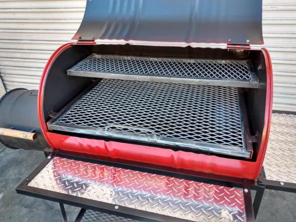 Single Barrel Smoker With Offset Firebox Grill Moss Grills 1106