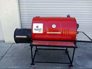 Red Hot Barbecue Smoker – Offset Firebox